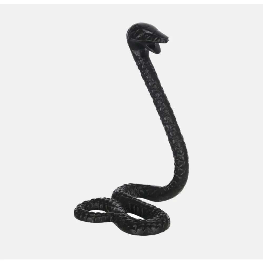 Sagebrook Homes Metal Snake‎ Statue- Black